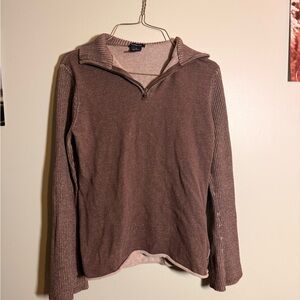 Calvin Klein Brown Half-Zip Pullover